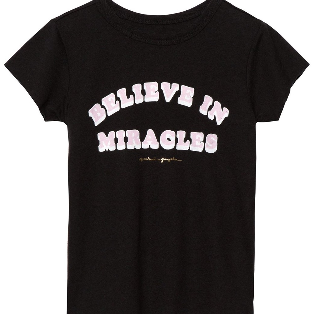 Girls Spiritual Gangster black Tee